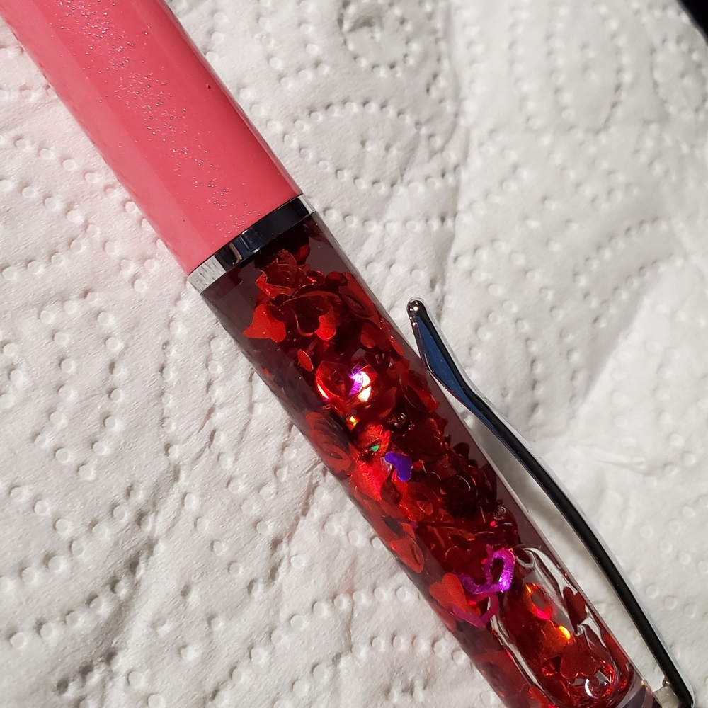 Valentines Floating Glitter Pens